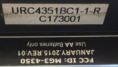 CONTROL REMOTO PARA TV XFINITY / XR11 / URC4351BC1-1-R / C173001 - Imagen 3